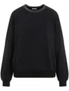 Brunello Cucinelli Embellished Crewneck Sweatshirt In Black