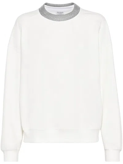 BRUNELLO CUCINELLI BRUNELLO CUCINELLI COTTON CREWNECK SWEATSHIRT