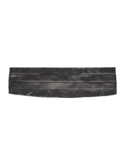 Pre-owned Brunello Cucinelli Cotton Cummerbund In Gray