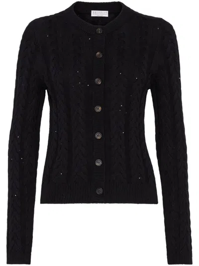 BRUNELLO CUCINELLI BRUNELLO CUCINELLI COTTON DAZZLING CARDIGAN