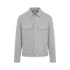 Brunello Cucinelli Structured Denim Jacket With Soft Finish