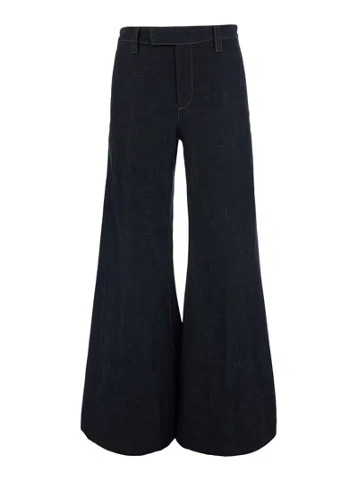 Brunello Cucinelli Cotton Denim Jeans In Blue
