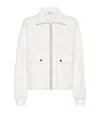 Brunello Cucinelli Monili Bead-embellished Sweatshirt In White