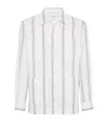 Brunello Cucinelli Cotton Easy Shirt In White