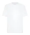 Brunello Cucinelli Cotton Crew Neck Monochrome T-shirt In White