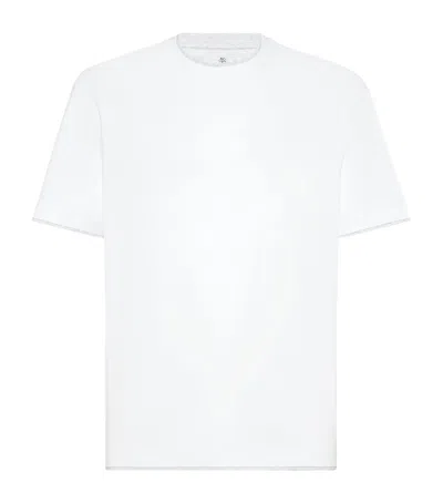 Brunello Cucinelli Cotton Faux-layered T-shirt In White