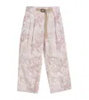 Brunello Cucinelli Floral-print Trousers In Pink