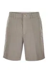 Brunello Cucinelli Cotton Gabardine Bermuda Shorts