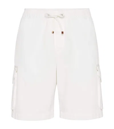 BRUNELLO CUCINELLI COTTON GABARDINE BERMUDA SHORTS