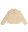 Brunello Cucinelli Cotton Gabardine Jacket In Prunus