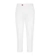 Brunello Cucinelli Pleat-front Cotton Trousers In White
