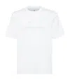 Brunello Cucinelli Eternal Balance Printed T-shirt In White