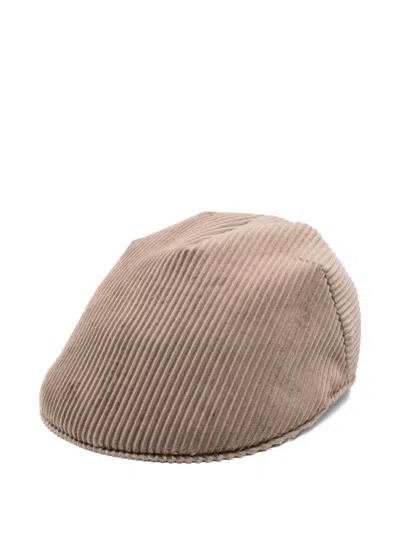Brunello Cucinelli Cotton Hat In Brown