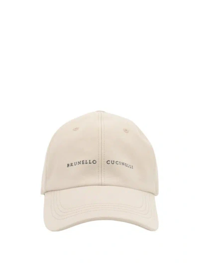 Brunello Cucinelli Man Hat Man Beige Hats In Cream