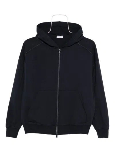 Brunello Cucinelli Cotton Hoodie In Black