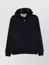 Brunello Cucinelli Men Cotton Zipped Hoodie In Black