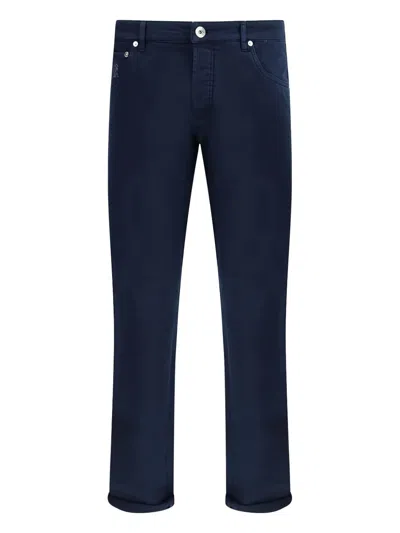 Brunello Cucinelli Straight Jeans In Blue
