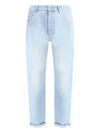 Brunello Cucinelli Straight Jeans In Blue