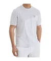 Brunello Cucinelli Cotton Jersey Crew Neck T-shirt With Logo In White
