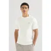 Brunello Cucinelli Cotton Jersey Crew Neck T-shirt With Logo In White