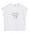 Brunello Cucinelli Cotton Jersey Printed T-shirt In White