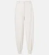 Brunello Cucinelli Cotton Jersey Sweatpants In Weiss
