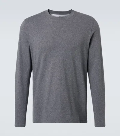 Brunello Cucinelli Cotton Jersey T-shirt In Dark Grey