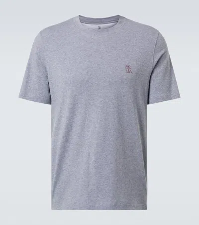 BRUNELLO CUCINELLI COTTON JERSEY T-SHIRT