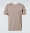 Brunello Cucinelli Relaxed Fit Short-sleeved Crew Neck T-shirt In Neutral