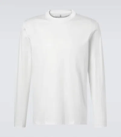 Brunello Cucinelli Cotton Jersey T-shirt In White