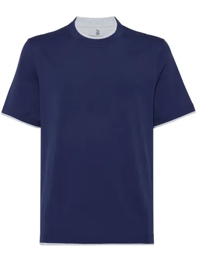 BRUNELLO CUCINELLI COTTON JERSEY T-SHIRT