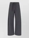 Brunello Cucinelli Cotton Joggers With Back Pocket And Wide Leg