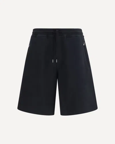 Brunello Cucinelli Cotton Jogging Shorts In Black