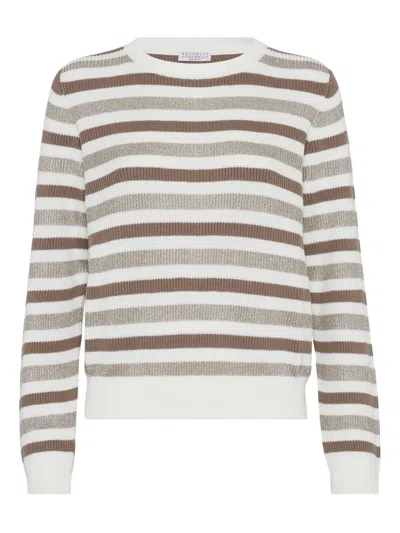 BRUNELLO CUCINELLI COTTON JUMPER