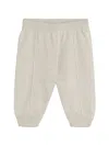 Brunello Cucinelli Bernie-intarsia Cotton Trousers In Neutrals