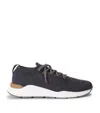Brunello Cucinelli Runners In Wool Knitwear In Navy
