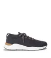 Brunello Cucinelli Runners In Wool Knitwear In Navy