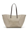 BRUNELLO CUCINELLI COTTON-LINEN MONILI SHOPPER BAG