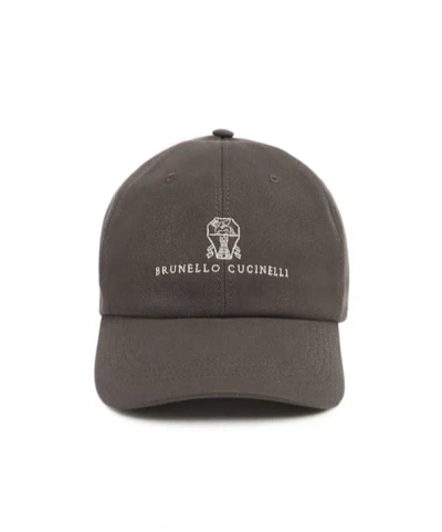 Brunello Cucinelli Cotton Logo Hat