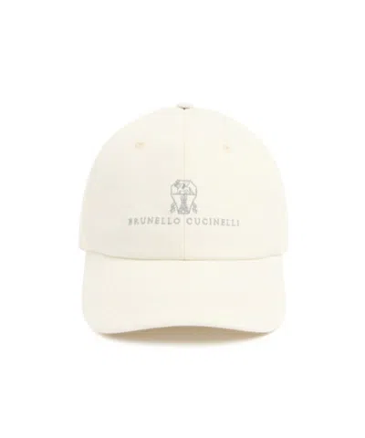 Brunello Cucinelli Cotton Logo Hat
