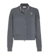 Brunello Cucinelli Logo-embroidered Cardigan Sweatshirt In Multi