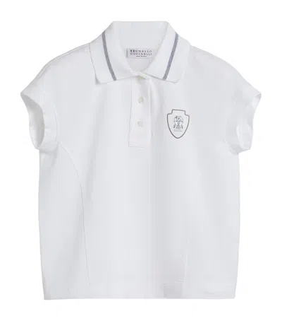 BRUNELLO CUCINELLI COTTON LOGO POLO SHIRT