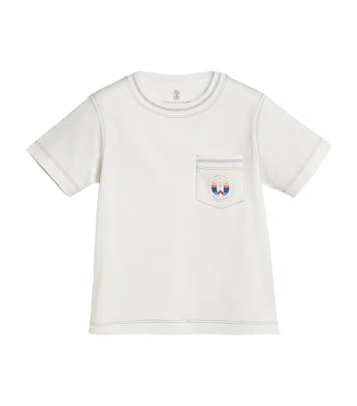 Brunello Cucinelli Kids' Cotton Logo T-shirt