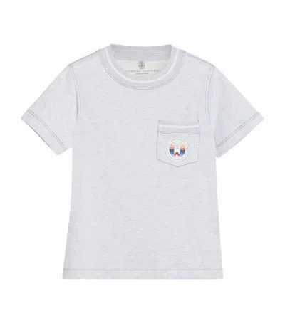 Brunello Cucinelli Kids' Cotton Logo T-shirt