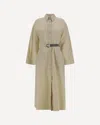 Brunello Cucinelli Women Cotton Long Dress