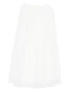 Brunello Cucinelli Women Cotton Long Skirt In White