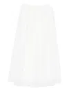Brunello Cucinelli Women Cotton Long Skirt In White
