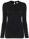 Brunello Cucinelli Embellished Crewneck Sweater With Keyhole Detail In Grey