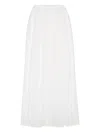 Brunello Cucinelli Crepe Cady Maxi Skirt