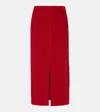Brunello Cucinelli Cotton Midi Skirt In Red